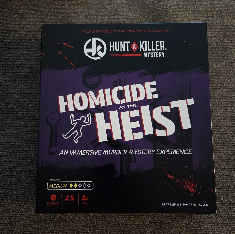 Homicide at The Heist Game - Ages 14+